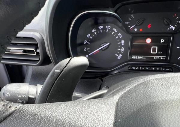 Citroen Berlingo cena 89800 przebieg: 80345, rok produkcji 2020 z Chocianów małe 562